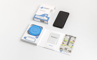 A urinalysis kit by Israeli company Healthy.io. (Aya Wind)