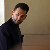 Newly-elected Lebanese member of parliament Taymour Jumblatt, son of Druze leader Walid Jumblatt and grandson of Kamal Jumblatt, arrives to attend the first session of the newly-elected assembly at its headquarters in the capital Beirut on May 31, 2022. (ANWAR AMRO / AFP)