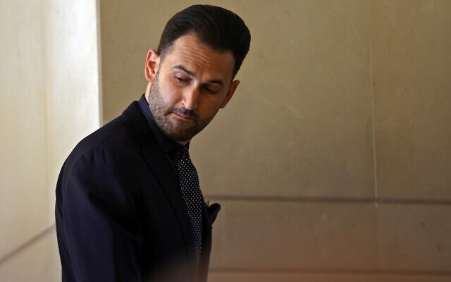 Newly-elected Lebanese member of parliament Taymour Jumblatt, son of Druze leader Walid Jumblatt and grandson of Kamal Jumblatt, arrives to attend the first session of the newly-elected assembly at its headquarters in the capital Beirut on May 31, 2022. (ANWAR AMRO / AFP)