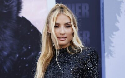 US singer Montana Tucker arrives for the premiere of 'The Mother' at the Westwood Regency Village Theater in Los Angeles, California, on May 10, 2023. (Michael Tran/AFP)