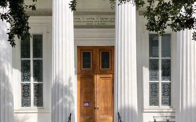 Kahal Kadosh Beth Elohim Synagogue in Charleston, South Carolina, October 18, 2019. (Warren LeMay via Creative Commons via JTA)