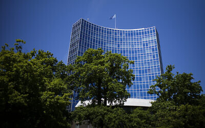 The United Nations flag waves in the wind on the top of a UN building in Geneva, Switzerland, June 14, 2021. (AP Photo/Markus Schreiber, File )