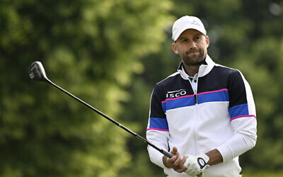 Ben Silverman plays in the first round of the Canadian Open in Toronto, June 8, 2023. (Bernard Brault/ Golf Canada)