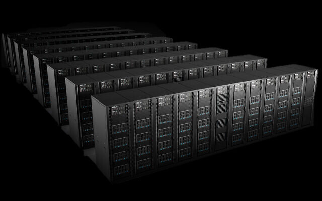 Nvidia's HGX supercomputing platform. (Courtesy)