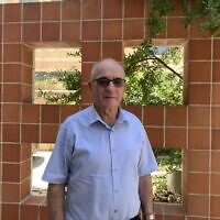 Brig.-Gen. (res.) Yossi Kuperwasser, the former head of the research division in the IDF’s Military Intelligence division and former Director General of the Israel Ministry of Strategic Affairs outside the Nomi Studios in Jerusalem, June 21, 2023. (Amanda Borschel-Dan/Times of Israel)